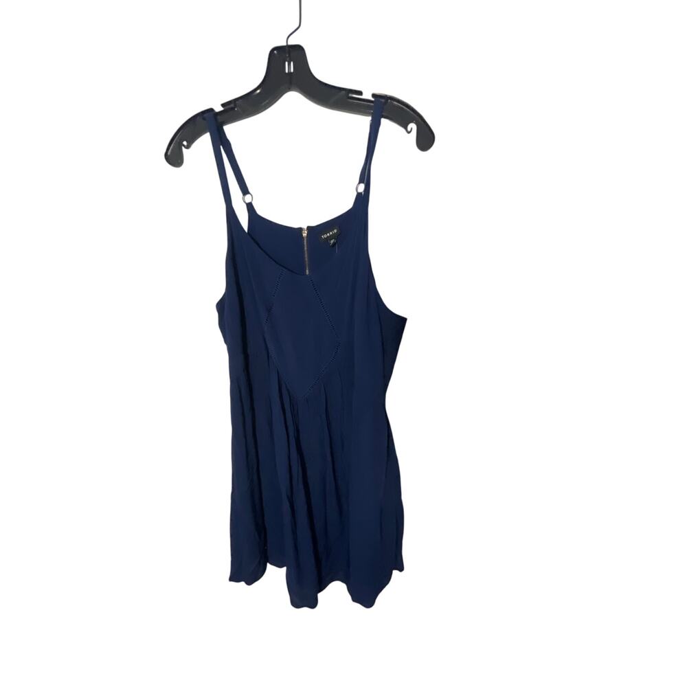 NWT Torrid Women's Medium/Large Navy Swing Trapeze Minimalist 00 Boho Sundress - Picture 2 of 6